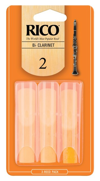 Hlavní obrázek Bb klarinet RICO RCA0320 Bb Clarinet Reeds 2.0 - 3-Pack