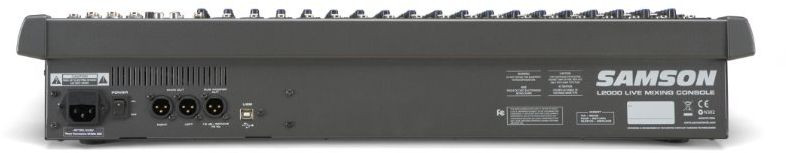 Hlavní obrázek Mixážní pulty s efektem SAMSON L2000