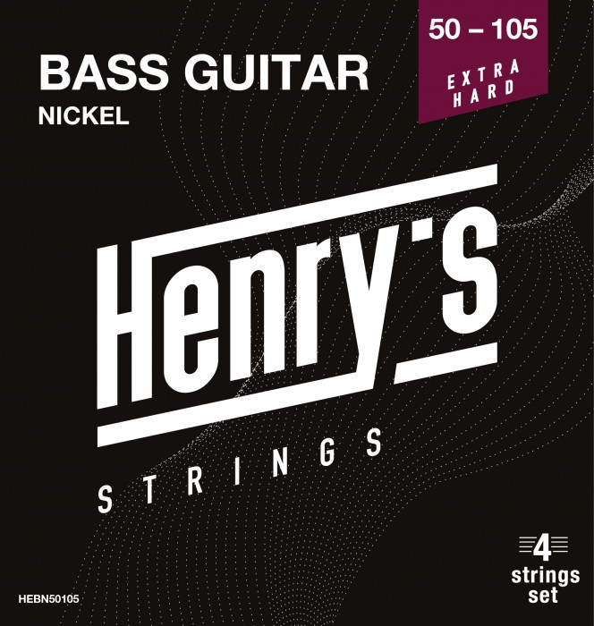 Hlavní obrázek Tvrdost .050+ HENRY`S STRINGS HEBN50105 Bass Nickel - 050“ - 105”