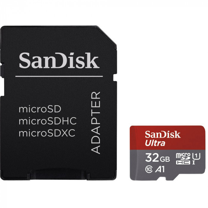 Hlavní obrázek Příslušenství záznamové techniky SANDISK 173447 microSDHC 32GB 98MB/s