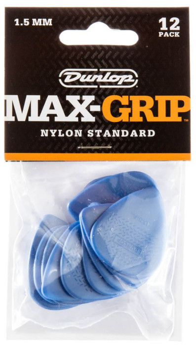Hlavní obrázek Tvrdost do 2.0 DUNLOP Max-Grip Nylon Standard Pick 1,5mm - 12 ks