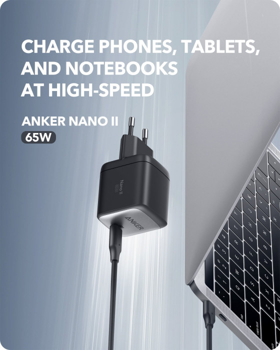 Hlavní obrázek Powerbanky a nabíječky ANKER PowerPort Nano II GaN 65W USB-C