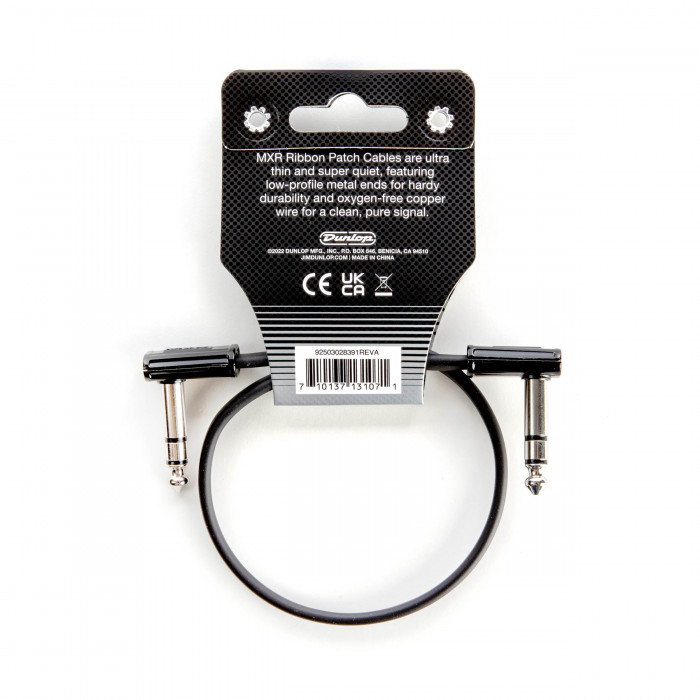 Hlavní obrázek do 1 m DUNLOP MXR TRS RIBBON PATCH CABLE 0,3m, propojovací kabel