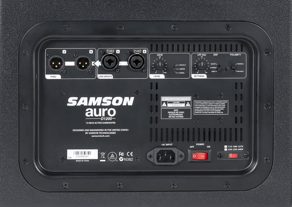 Hlavní obrázek Aktivní subwoofery SAMSON D1200
