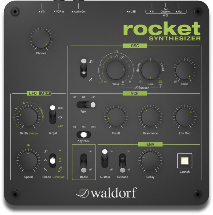 Hlavní obrázek Syntezátory, varhany, virtuální nástroje WALDORF Rocket