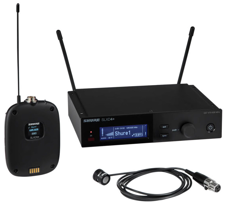 Hlavní obrázek S klopovým mikrofonem (lavalier) SHURE SLXD14+E/85M-K55