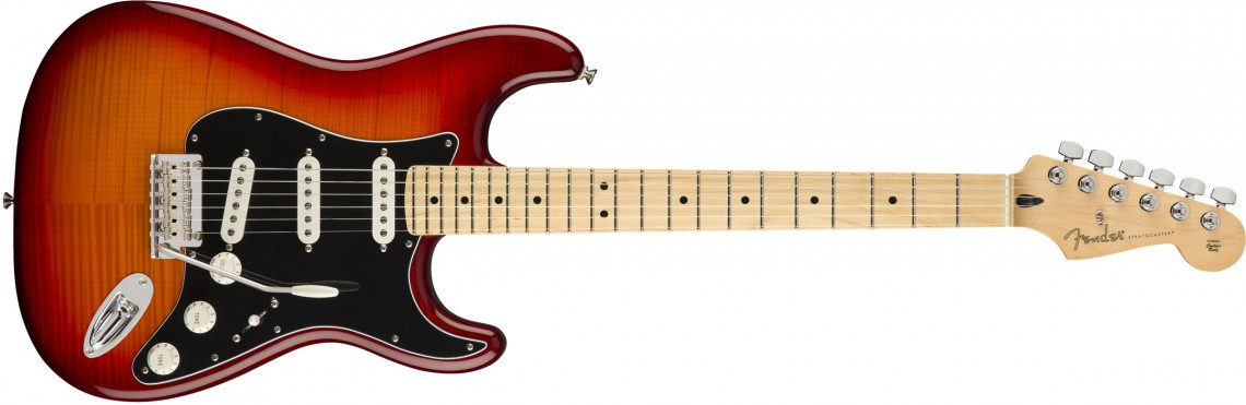 Levně Fender Player Stratocaster Plus Top Aged Cherry Burst Maple