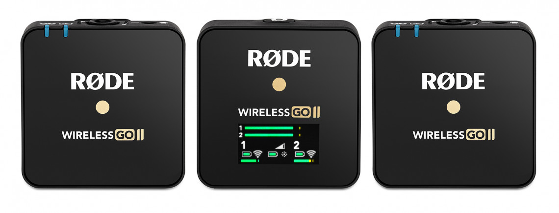 Hlavní obrázek S bateriovým přijímačem (ke kamerám) RODE Wireless GO II