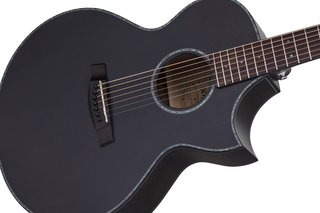 Hlavní obrázek Jumbo SCHECTER Orleans Stage-7 Acoustic - Satin See Thru Black