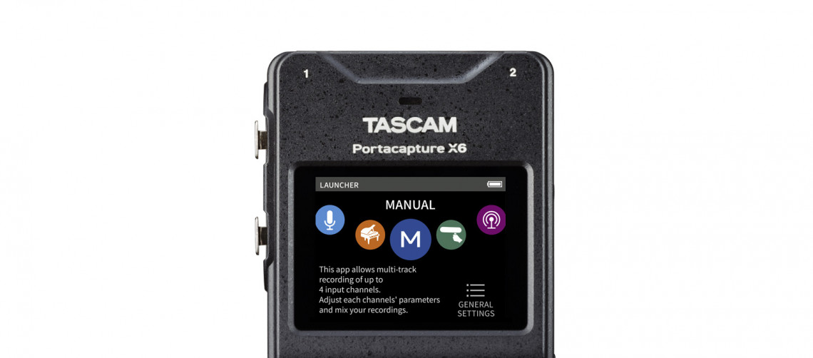Hlavní obrázek Vícestopé rekordéry přenosné TASCAM Portacapture X6