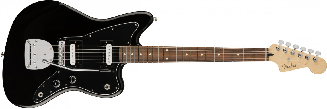 Hlavní obrázek Alternativní FENDER Standard Jazzmaster HH Black Pau Ferro