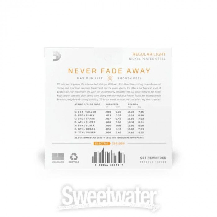 Hlavní obrázek Tvrdost .010 D'ADDARIO XSE1056