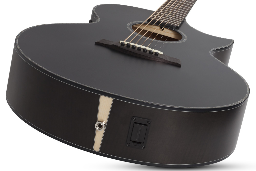 Hlavní obrázek Jumbo SCHECTER Orleans Stage-7 Acoustic - Satin See Thru Black