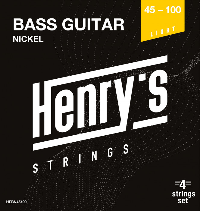 Hlavní obrázek Tvrdost .045 HENRY`S STRINGS HEBN45100 Bass Nickel - 045“ - 100”