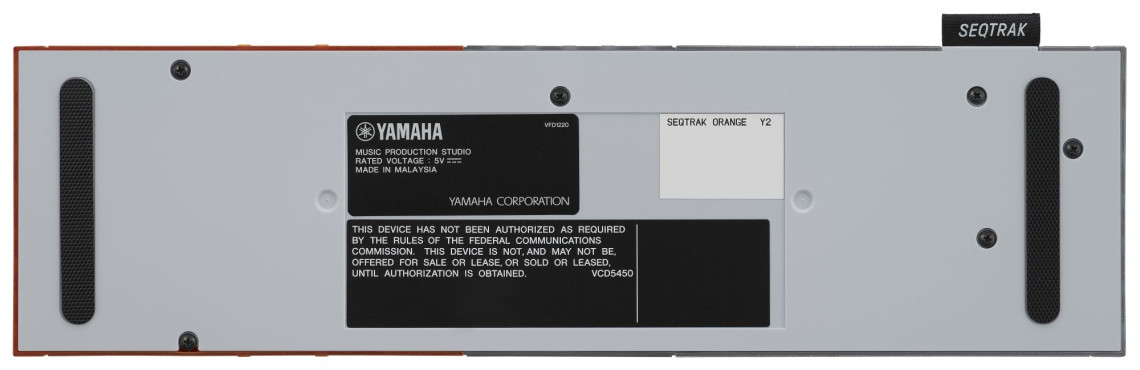 Hlavní obrázek Syntezátory, varhany, virtuální nástroje YAMAHA SEQTRAK - Orange