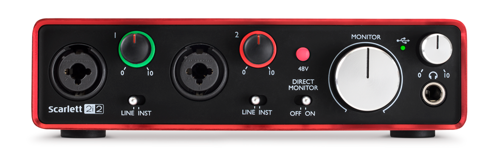 Hlavní obrázek USB zvukové karty FOCUSRITE Scarlett 2i2 2nd Gen