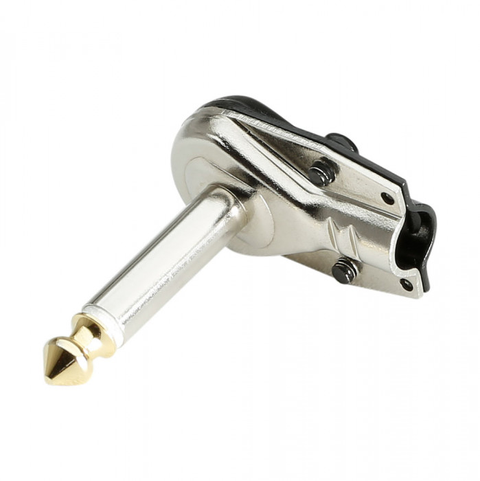 Hlavní obrázek Jack 6,3 TS M ADAM HALL 7525 - Úhlový plochý mono jack TS 6,3mm