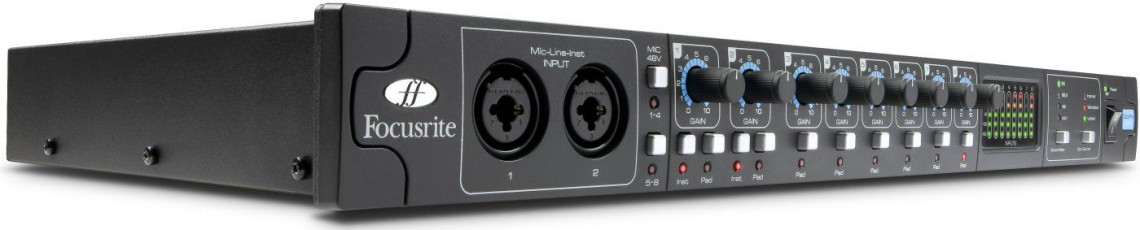 Hlavní obrázek Mikrofonní a linkové předzesilovače FOCUSRITE OctoPre Mk2