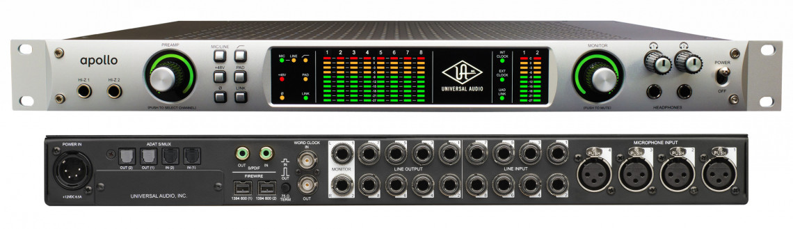 Hlavní obrázek FireWire zvukové karty UNIVERSAL AUDIO Apollo QUAD