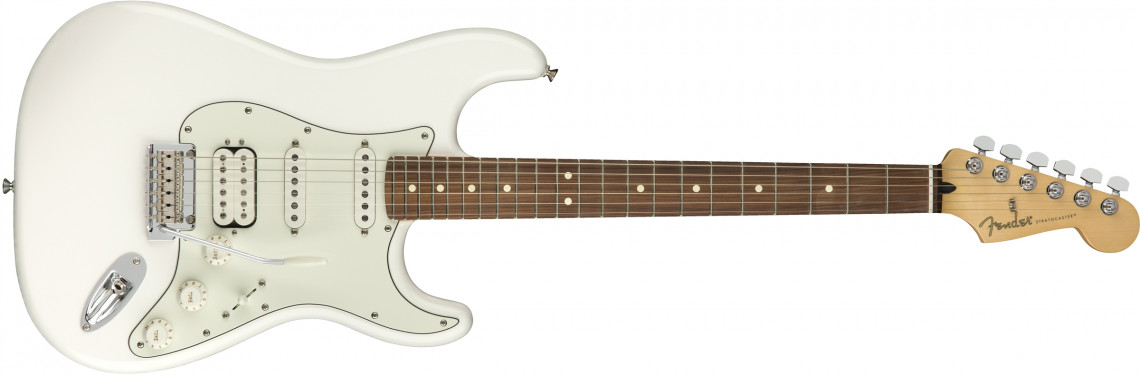 Levně Fender Player Stratocaster HSS Polar White Pau Ferro
