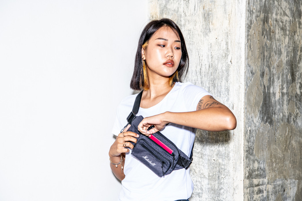 Hlavní obrázek Batohy MARSHALL Underground Belt Bag Black/White