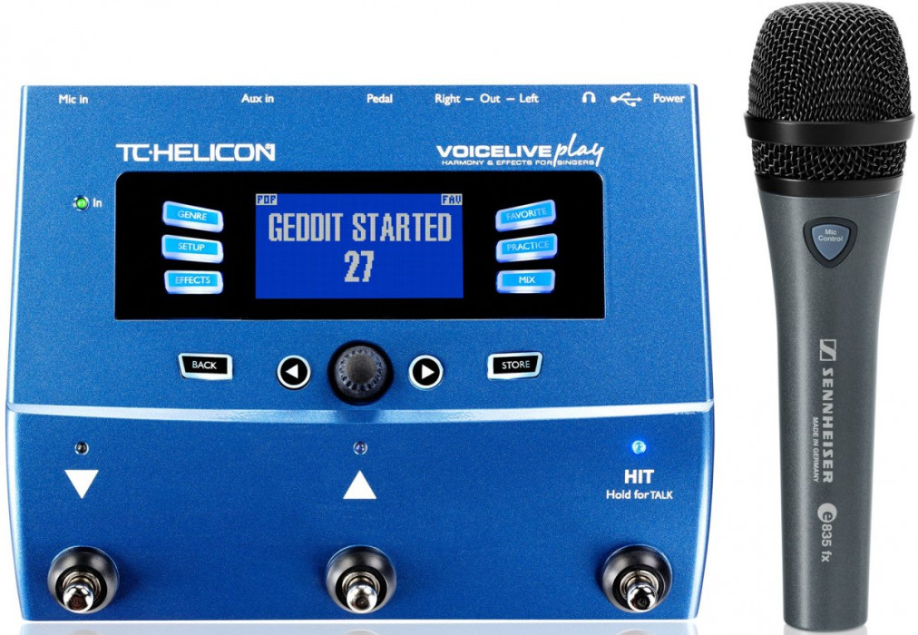 Hlavní obrázek Vokální procesory a harmonizery TC ELECTRONIC VoiceLive Play e835fx