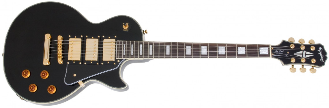 Hlavní obrázek Les Paul EPIPHONE Les Paul Custom Black Beauty 3, Rosewood Fingerboard - Ebony