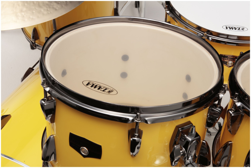 Hlavní obrázek 22“; 12“, 13“; 16“ TAMA IP72ZH9WBNELY Imperialstar - Electric Yellow/Black Nickel HW