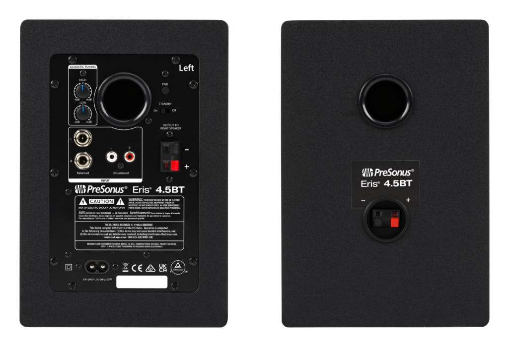 Hlavní obrázek Aktivní monitory PRESONUS Eris 4.5BT 2nd Gen Black (pair)