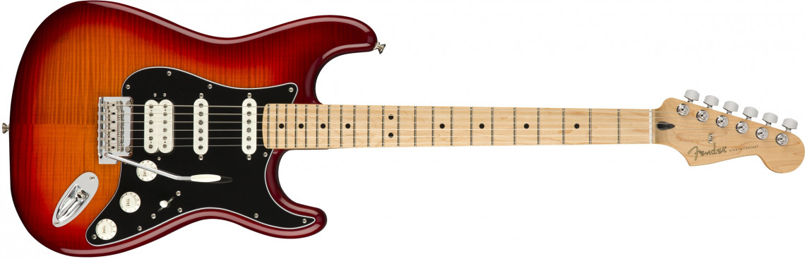 Hlavní obrázek ST - modely FENDER Player Stratocaster HSS Plus Top Aged Cherry Burst Maple