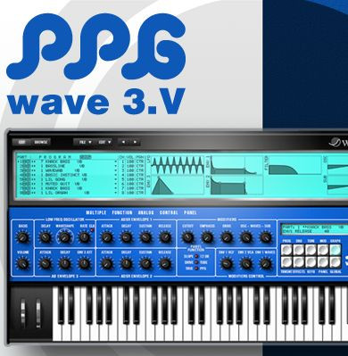 Hlavní obrázek Virtuální nástroje WALDORF PPG, Sotwarový syntezátor, VST, AU