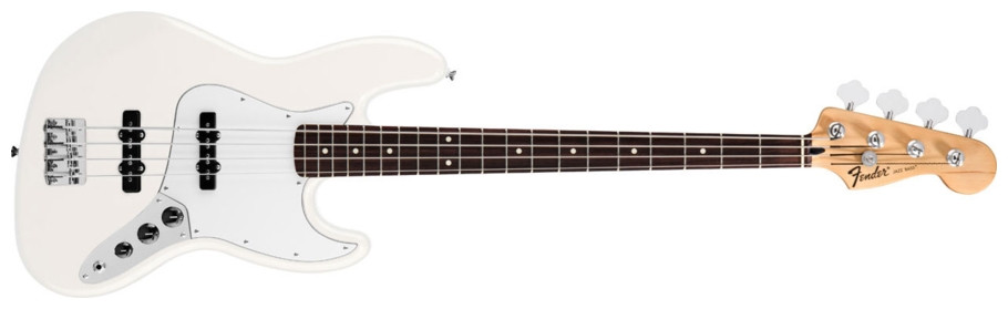 Hlavní obrázek JB modely FENDER Standard Jazz Bass Arctic White Rosewood