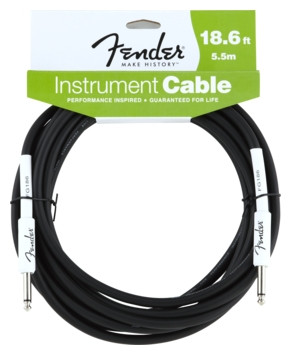 Hlavní obrázek 5-8m FENDER Performance Series Instrument Cable Black, 18.6 ft 5.5M