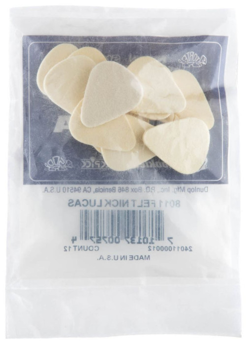 Hlavní obrázek Ostatní DUNLOP FELT NICK LUCAS PICK 3.2MM - 12 PACK