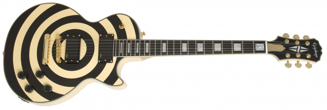 Hlavní obrázek Les Paul EPIPHONE Les Paul Custom Plus Zakk Wylde Bullseye, Ebony Fingerboard - Antique Ivory