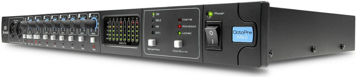 Hlavní obrázek Mikrofonní a linkové předzesilovače FOCUSRITE OctoPre Mk2