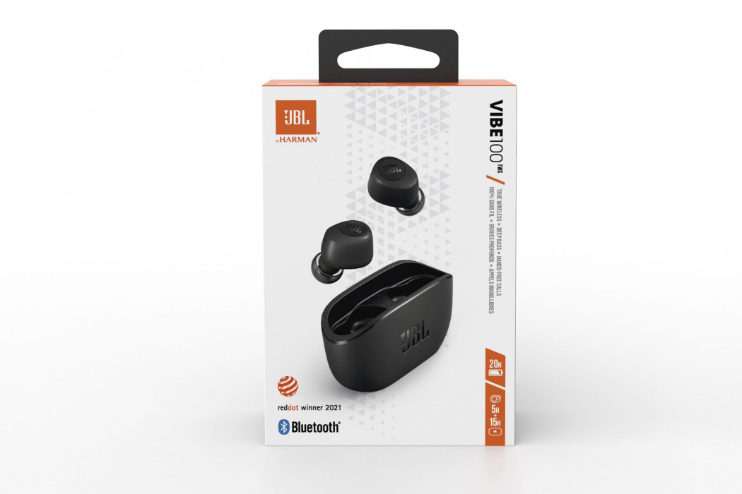 Hlavní obrázek Bezdrátová do uší JBL Vibe 100TWS Black