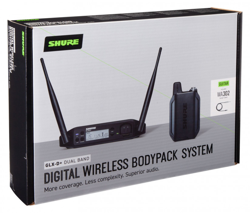 Hlavní obrázek Bezdrátové nástrojové systémy pro kytary a baskytary SHURE GLXD14+