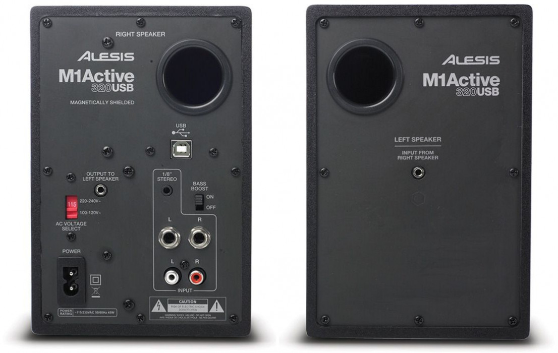 Hlavní obrázek Aktivní monitory s AES / SPDIF / USB digitálním vstupem ALESIS M1 Active 320 USB