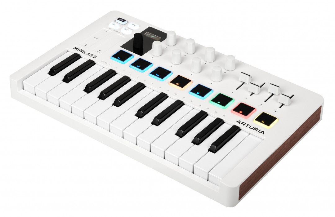 Hlavní obrázek MIDI keyboardy ARTURIA MiniLab 3 White