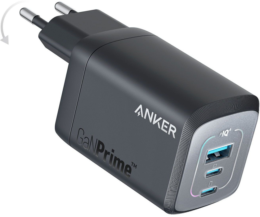 Hlavní obrázek Powerbanky a nabíječky ANKER 737 Prime Wall Charger 100W 2C/1A, EU Plug - Black