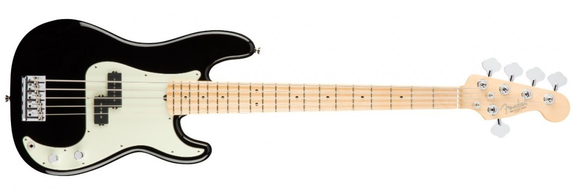 Hlavní obrázek 5strunné FENDER American Professional Precision Bass V Black Maple