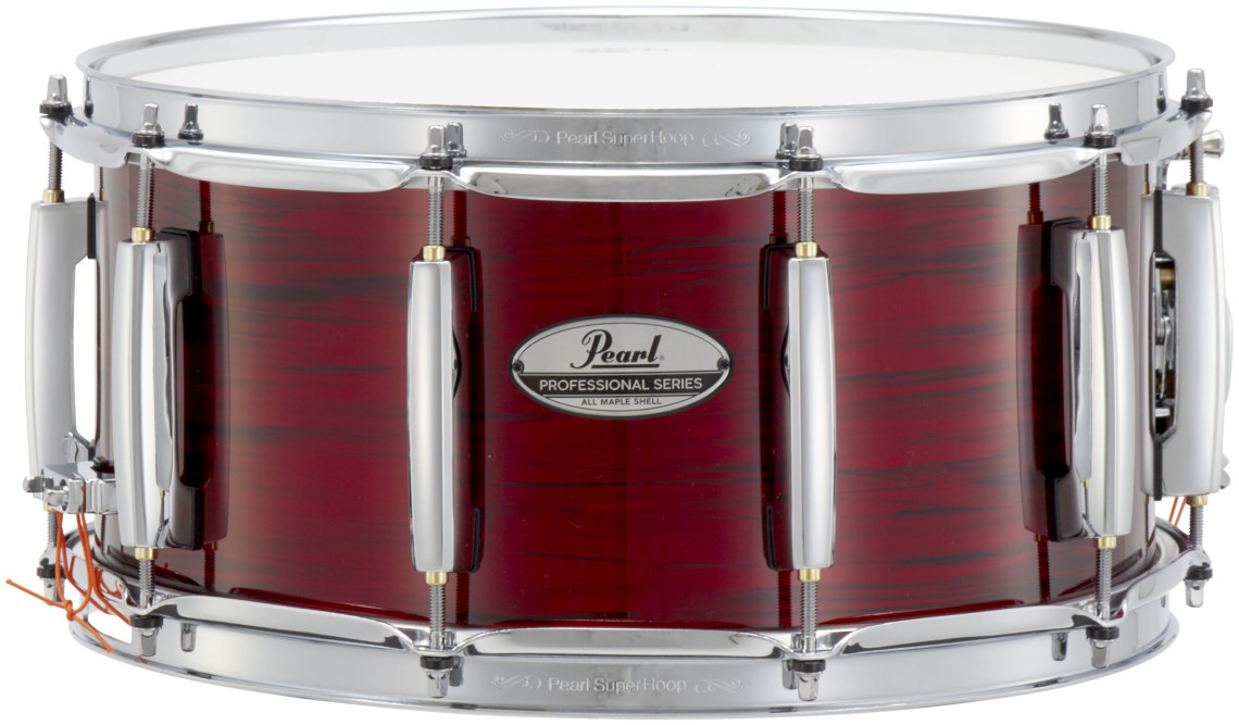 Hlavní obrázek 14" PEARL PMX1465S/C808 Professional Series Snaredrum 14”x6,5” - Velvet Crimson