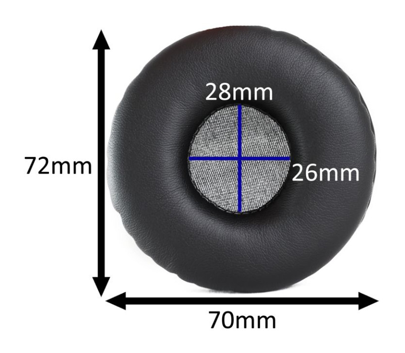 Hlavní obrázek Náhradní náušníky pro sluchátka VELES-X HD-25 Earpads