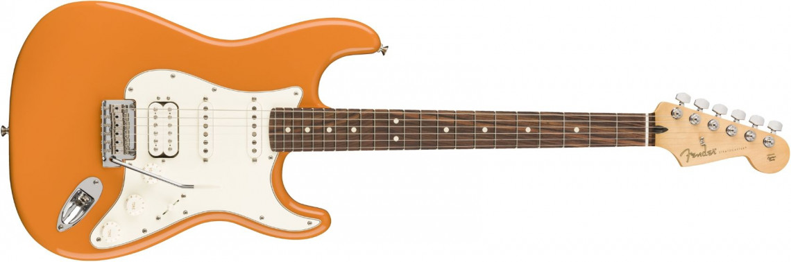 Levně Fender Player Stratocaster HSS Capri Orange Pau Ferro