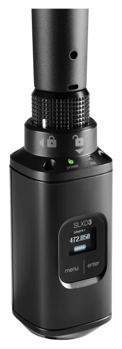 Hlavní obrázek Samostatné vysílače k bezdrátovým systémům SHURE SLXD3 L56 650-694 MHz