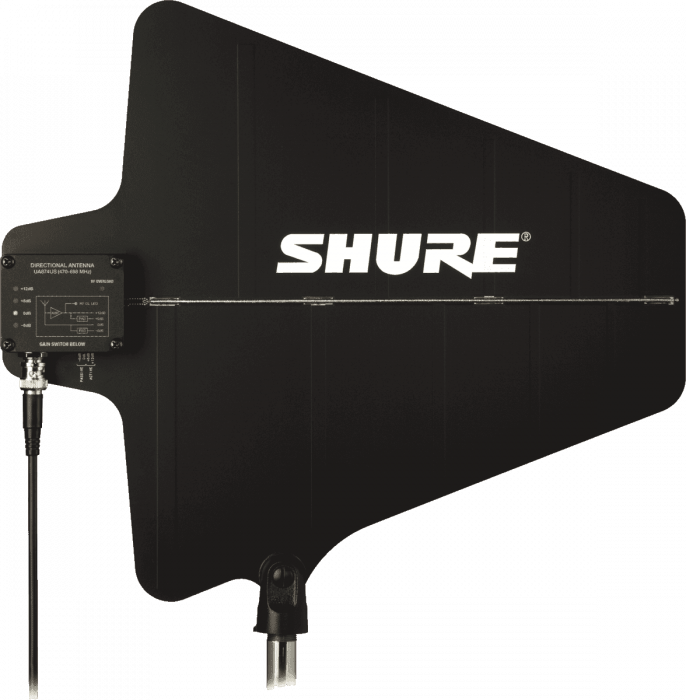 Hlavní obrázek Antény a slučovače pro bezdrátové systémy SHURE UA874US (470-698MHz)