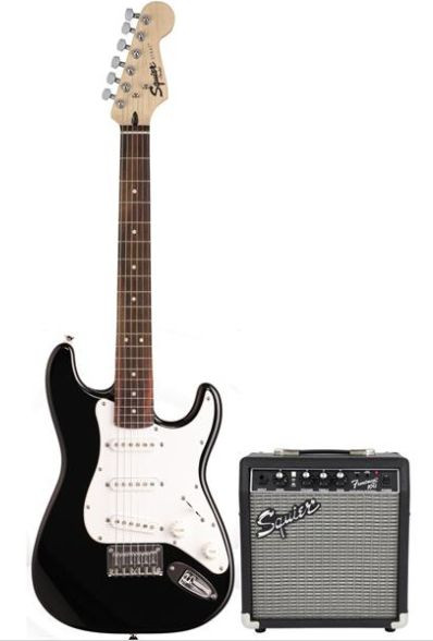 Hlavní obrázek Elektrické sety FENDER SQUIER Stratocaster Pack SSS Black