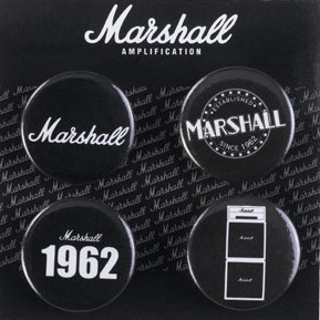 Hlavní obrázek  MARSHALL Button Badge - Sada odznaků