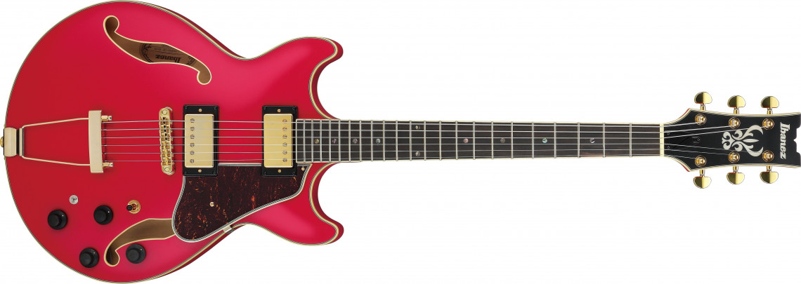 Levně Ibanez AMH90-CRF Hollow Bodies AM Artcore Expressionist - Cherry Red Flat